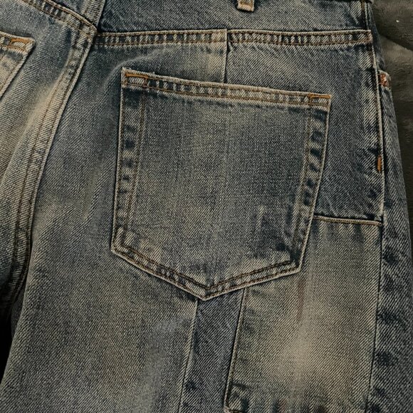ONE OF ONE FROM FREE PEOPLE ARCHIVES! The Originals Patchwork Denim Pants 30" - Picture 13 of 13